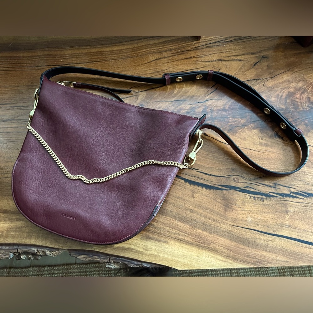 Allsaints Oxblood Purse